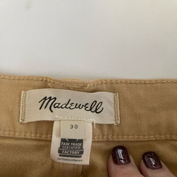 Madewell Gold Jeans Size 30. - Picture 3 of 5